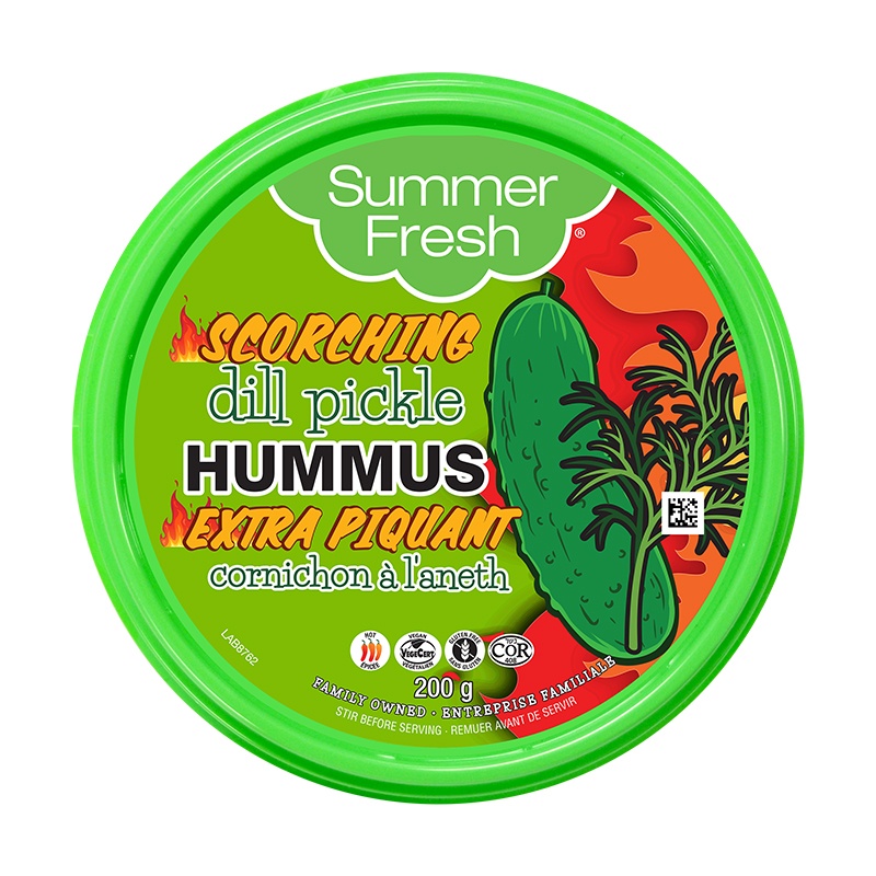 Scorching Dill Pickle Hummus